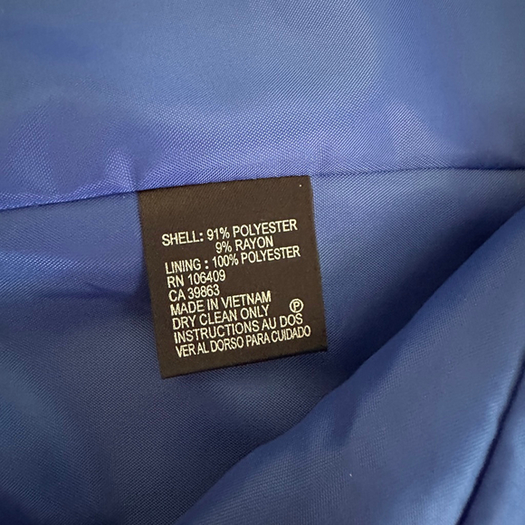 Tahari ASL Women’s Navy Blue Blazer Gold Buttons Size 14 – Classic Career Capsul - Picture 5 of 8